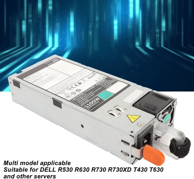 Alt view image 2 of 7 - 1100W L1100E S1 Server Power Supply Replacement, for DELL R530 R630 R730 R730XD, Heat Dissipation, Stable Power Supply