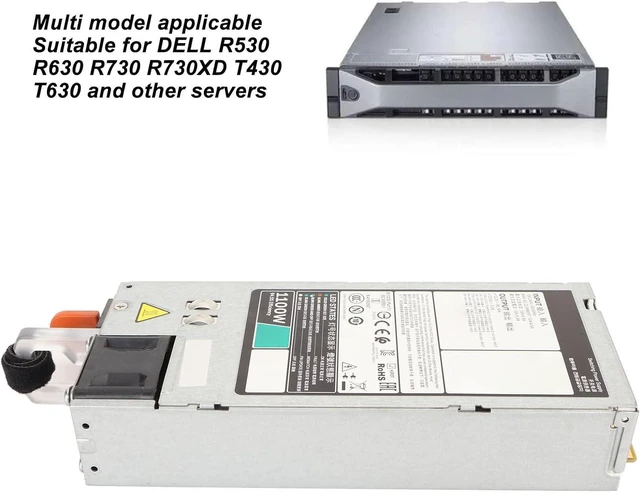 Alt view image 4 of 7 - 1100W L1100E S1 Server Power Supply Replacement, for DELL R530 R630 R730 R730XD, Heat Dissipation, Stable Power Supply