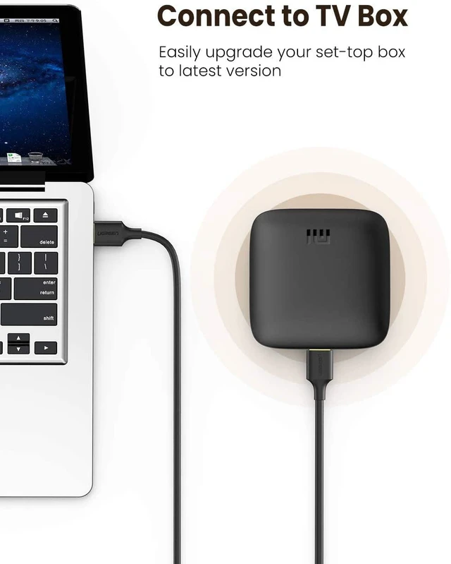 Alt view image 4 of 7 - UGREEN USB to USB Cable, USB 3.0 Male to Male Type A to Type A Cable for Data Transfer Compatible with Hard Drive, Laptop, DVD Player, TV, USB 3.0 Hub, Monitor, Camera, Set Up Box and More 3FT