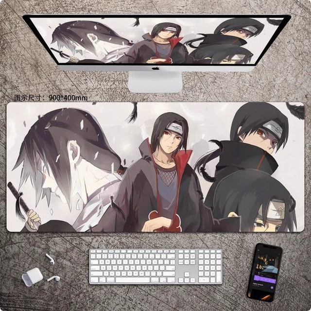 Main image of Anime NARUTO mouse pad Extended Gaming Mouse Pad with Stitched Edges, Large Mouse pad with Non-Slip Rubber Base for Work & Gaming, Office & Home