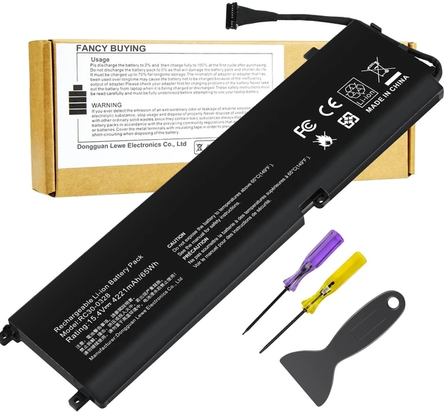 Main image of RC30-0328 RZ09-0330 Laptop Battery for Razer Blade 15 Base 2020 2021 RZ09-0328 RZ09-0328X RZ09-03286 RZ09-03287 RZ09-03289 RZ09-03287E22 RZ09-03287E22-R3U1 RZ09-0369 RZ09-0369X RZ09-0410 RZ09-0410BE22