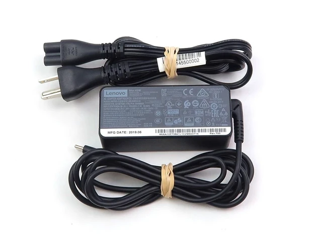 Alt view image 3 of 3 - Lenovo 45W USB Type-C AC Adapter For Lenovo X270,Yoga 370,T470,T470S,T570,X1 Carbon 5th Gen,X1 Tablet (1st Gen),P51S,ThinkPad 13 (1st Gen) Chrome,ThinkPad 13 (1st Gen) Windows,ThinkPad 13 2nd Gen