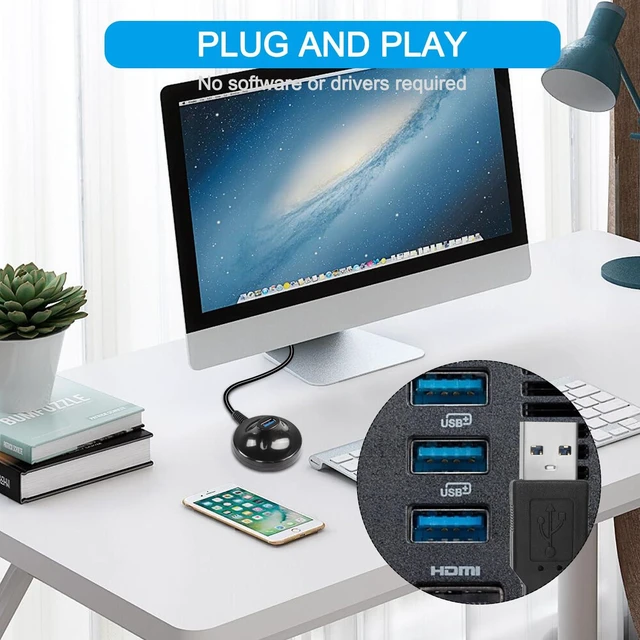 Alt view image 4 of 7 - 4.9FT USB 3.0 Extension Cable with Pedestal,5Gbps USB 3.0 Type-A Male to Female Extension Stand for USB WiFi Adapter,USB Flash Drive,Card Reader,Keyboard,Mouse Etc