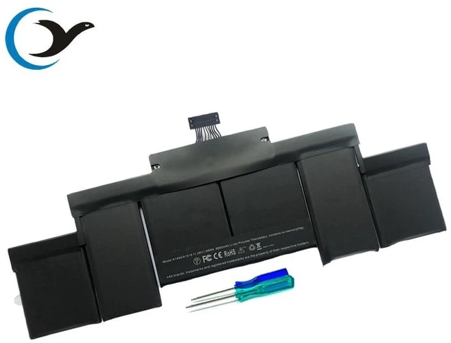 Alt view image 3 of 7 - CY Notebook Battery A1494 A1618 For MacBook Pro Retina 15" A1398 2015 Year Replacement Battery compatible