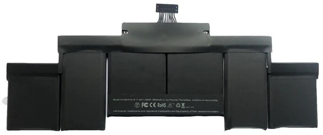 Alt view image 7 of 7 - CY Notebook Battery A1494 A1618 For MacBook Pro Retina 15" A1398 2015 Year Replacement Battery compatible