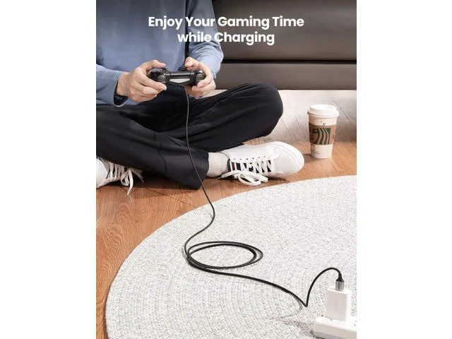 Alt view image 7 of 7 - Mini USB Cable USB 2.0 Type A to Mini B Cable Nylon Braided Charging Cord Compatible for GoPro Hero 3 Hero HD PS3 Controller MP3 Player Dash Cam Digital Camera GPS Receiver PDA 10FT
