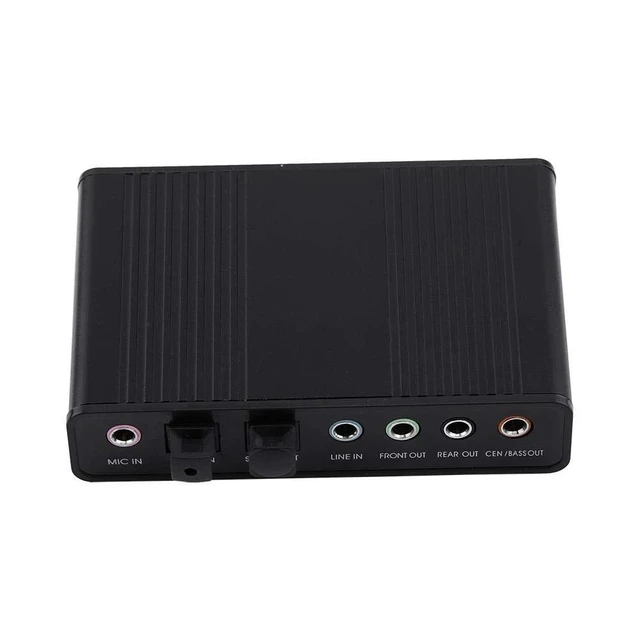 Alt view image 2 of 5 - Cuifati USB 5.1 Audio Sound Card,6 Channel Sound Card USB External Digital Optical SPDIF Audio Adapter for PC,with Sound Mixing Function,Plug and