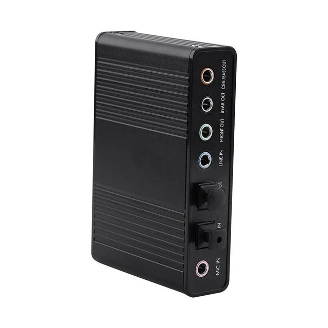 Alt view image 3 of 5 - Cuifati USB 5.1 Audio Sound Card,6 Channel Sound Card USB External Digital Optical SPDIF Audio Adapter for PC,with Sound Mixing Function,Plug and