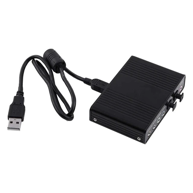 Alt view image 5 of 5 - Cuifati USB 5.1 Audio Sound Card,6 Channel Sound Card USB External Digital Optical SPDIF Audio Adapter for PC,with Sound Mixing Function,Plug and