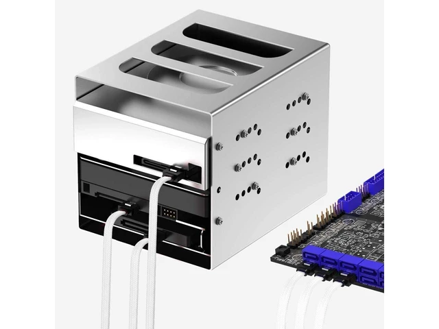 Alt view image 7 of 7 - 3PACK SATA Cable III 3 Pack 90 Degree Straight to Right Angle 6Gbps HDD SDD SATA Data Cable with Locking Latch 50cm 18 Inch for SATA HDD, SSD, CD Driver, CD Writer, White