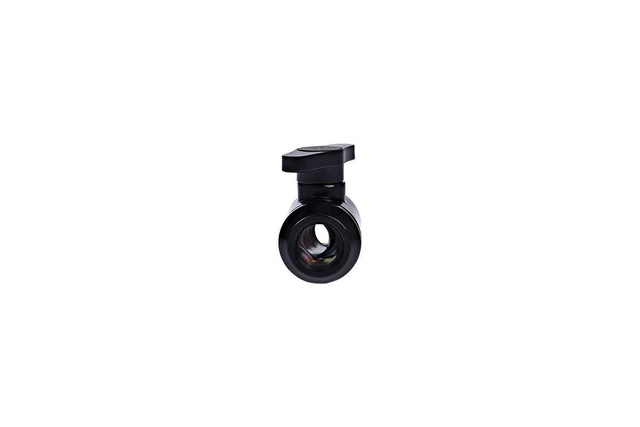 Alt view image 5 of 5 - Alphacool G1/4" Eiszapfen Series 2-way Ball Valve, Deep Black