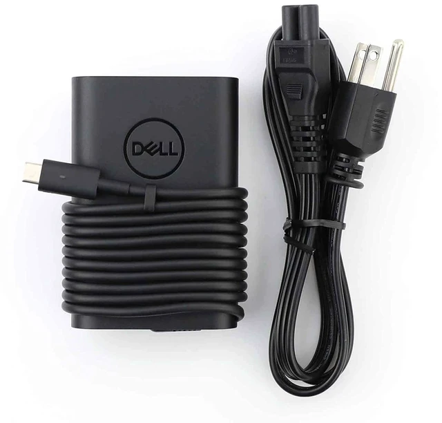 Alt view image 8 of 14 - New Dell Laptop Charger 65W(Watt) AC Power Adapter With Type c(USB-C/USBC) Tip Include Power Cord For XPS 12, 9250 XPS 13 9350 9360 9365 9370 9380, Latitude 7370 7280 7480 5480 7275 5290 7490