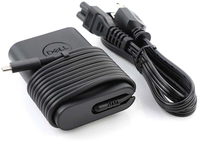 Alt view image 12 of 14 - New Dell Laptop Charger 65W(Watt) AC Power Adapter With Type c(USB-C/USBC) Tip Include Power Cord For XPS 12, 9250 XPS 13 9350 9360 9365 9370 9380, Latitude 7370 7280 7480 5480 7275 5290 7490