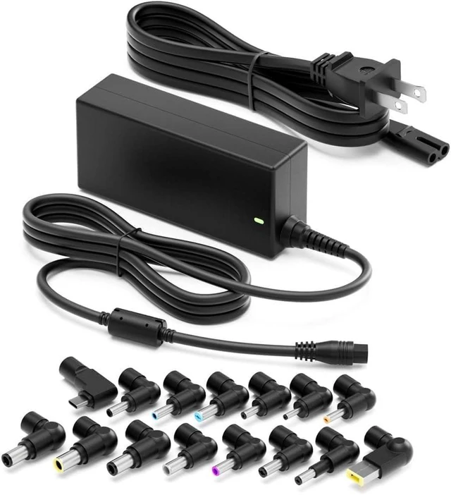 Main image of Universal Laptop Charger 90W AC Adapter Replacement for HP Google MacBook Pro Air Charger 90w 65w 45w USB Type C Chromebook Charger Power Adapter