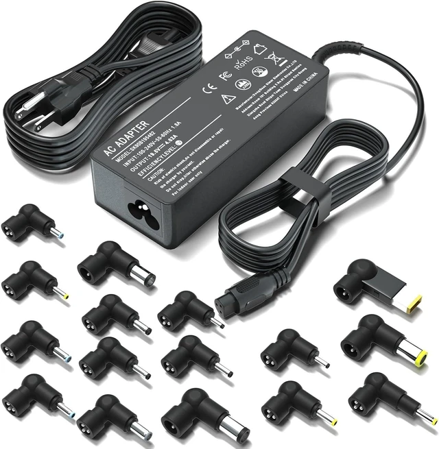 Main image of 90W 16Tips Universal Laptop Charger - Compatible for HP LG IBM Google Toshiba Sony Fujitsu MacBook Pro Notebook Ultrabook Chromebook Power Adapter Supply Cord