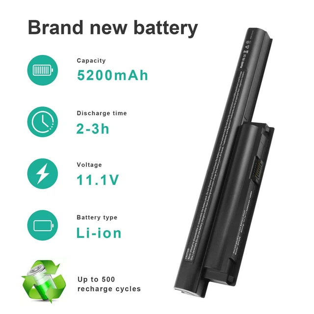Alt view image 2 of 5 - 11.1V Battery for Sony VAIO SVE17125CXB SVE17127CXB SVE171290X SVE1712ACXB