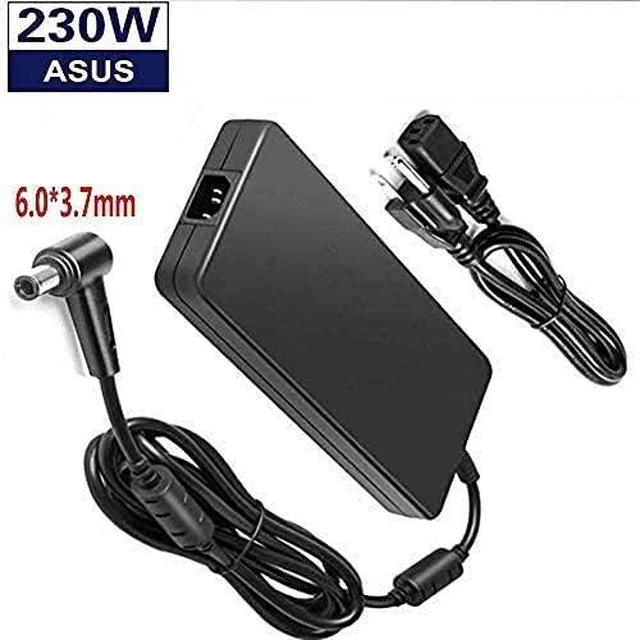 Alt view image 2 of 5 - 19.5V 11.8A 230W AC-Adapter-Charger for Asus ROG Zephyrus GM501GS GX501 GX501V GX501VI GX501VS GX502GW GX502GV GX502 GX501VI-XS75 GX501VI-XS74 ADP-230GB B Laptop Power-Supply Cord