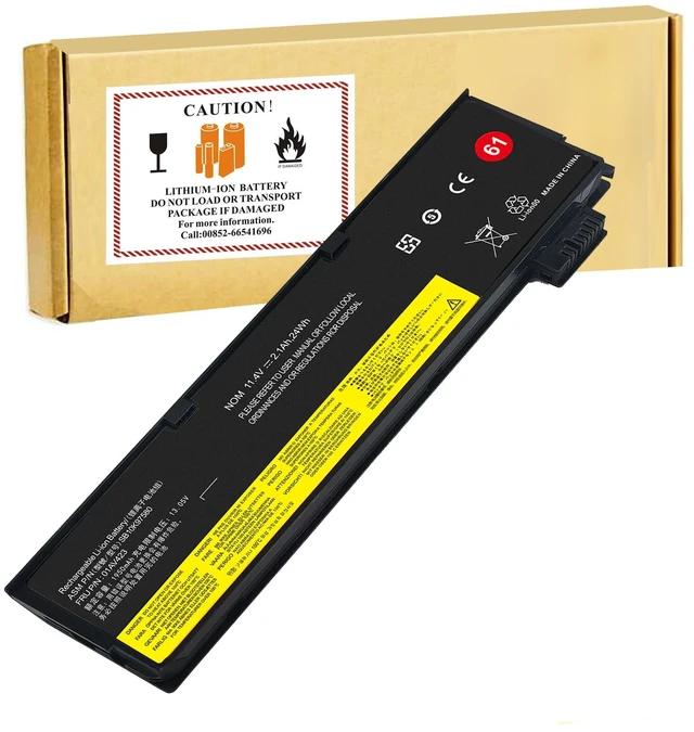 Main image of 61+ 61 11.4V 24Wh 01AV423 01AV452 t470 T580 T570 P52S T470 Laptop Battery Replacement for Lenovo ThinkPad T470 T480 T570 T580 A475 A485 P51S P52S Series 4X50M08810 01AV422 SB10K97579 01AV424 01AV452