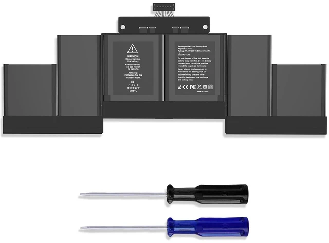 Main image of Dentsing A1618 A1494 Laptop Battery Replacement for MacBook Pro 15" Inch Retina A1398 (Mid 2015 Mid 2014 Late 2013) EMC 2910 2909 MJLQ2LL/A MJLT2LL/A 11.36V 99.5Wh 8755mAh