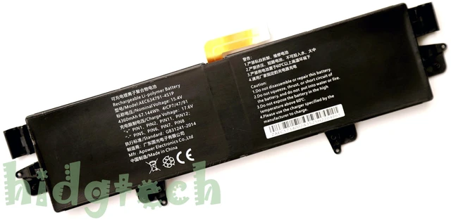 Main image of New AEC634791-4S1P Battery For GPD Win Max2 Handheld Gaming Tablet PC 41CP7/47/91