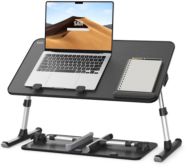 Alt view image 8 of 14 - Height & Angle Adjustable Lap Desk Laptop Stand for Bed | LightWeight Foldable Portable Laptop Table for Couch Sofa Chair Floor