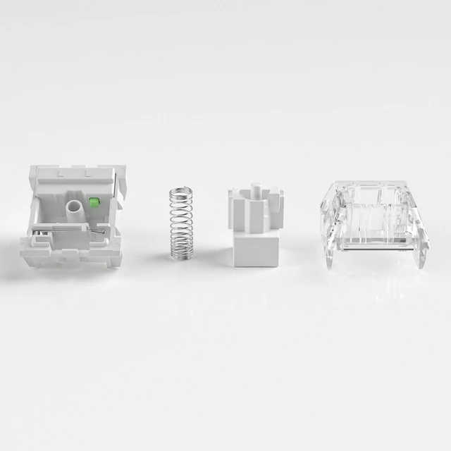 Alt view image 10 of 14 - Kailh Box White Mechanical Keyboard Switches,3-Pin 45gf Clicky/Speed Typing/Gaming/Waterproof Switches(108Pcs,Kailh Box White)