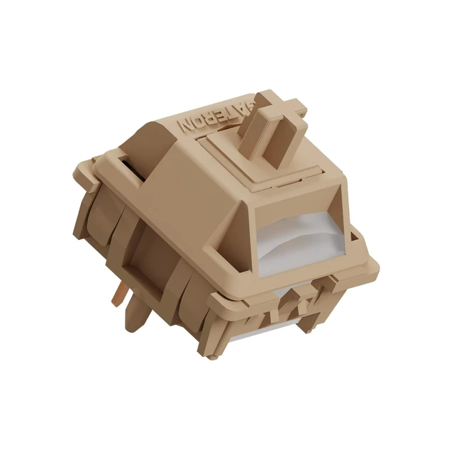 Alt view image 8 of 14 - Gateron Chocolate Smoothie Tactile Keyboard Switches, 5 Pin Pre-lubed 70PCS | Micro Tactile Key Switche FeelPOM Material55±15gf RGB LED Compatible5-pin Factory Pre-lubed