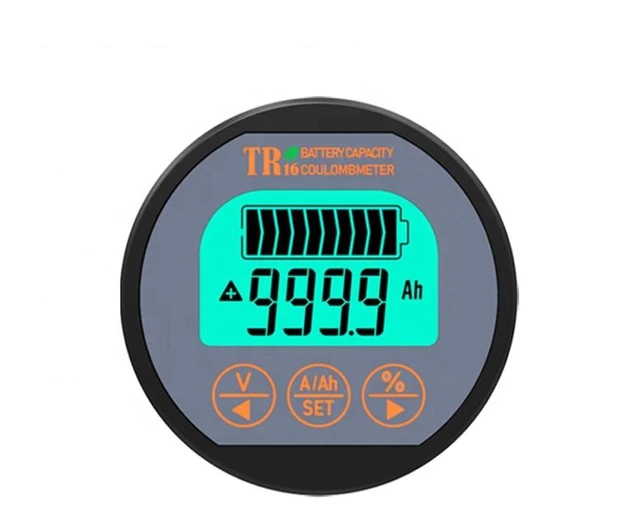 Alt view image 13 of 14 - AILI TR16 Shunt Battery Monitor, 8-120V up to 500A Voltage Current Meter, State of Charge Display up to 999AH, Compatible with LiFePO4 Lithium AGM Gel for RV Camper Caravan Boat Solar Off-Grid