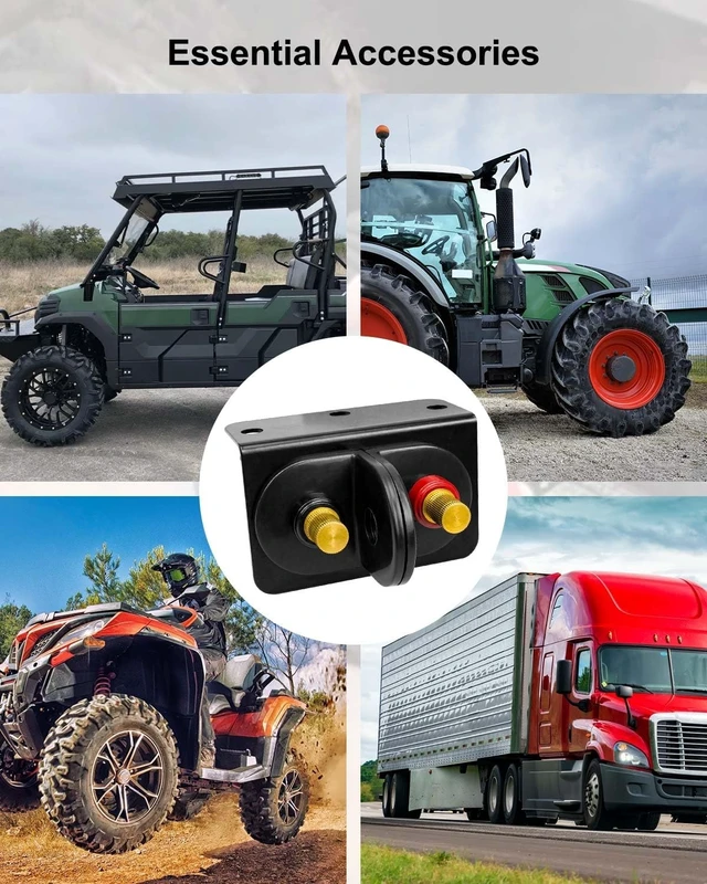 Alt view image 6 of 7 - Battery Jump Post Kit with Cable & Mounting Bracket for Car Truck RV