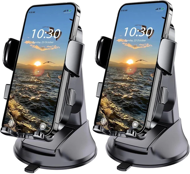 Alt view image 8 of 14 - Boat Phone Mount, Suction Cup Boat Cell Phone Holder Marine Heavy Duty Dash Universal Desk Waterproof Boating Phone Holder for Kayak Sailing Marine Marina for iOS Android Smartphone (2PCS)
