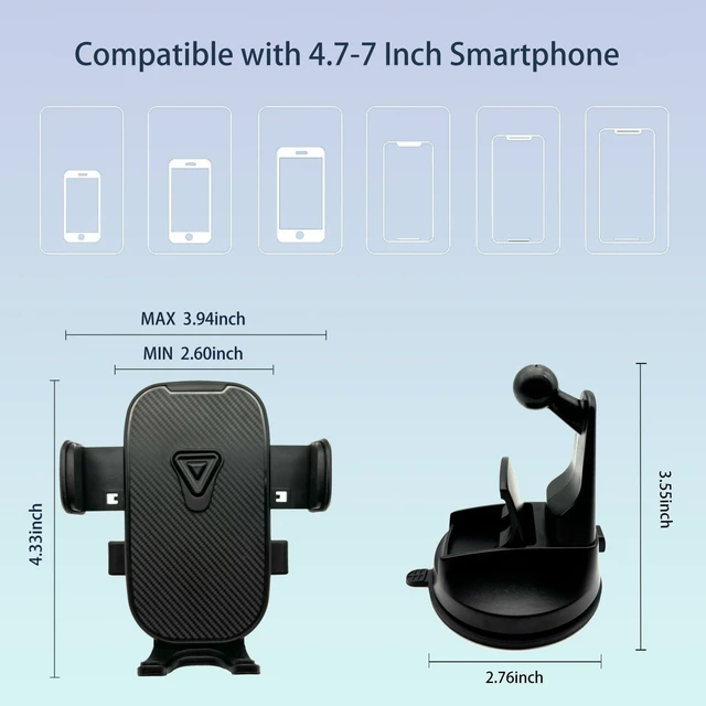 Alt view image 11 of 14 - Boat Phone Mount, Suction Cup Boat Cell Phone Holder Marine Heavy Duty Dash Universal Desk Waterproof Boating Phone Holder for Kayak Sailing Marine Marina for iOS Android Smartphone (2PCS)