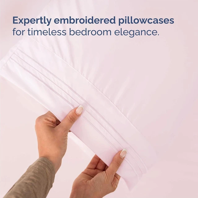 Alt view image 13 of 14 - Queen Size 4 Piece Sheet Set - Comfy Breathable & Cooling Sheets - Hotel Luxury Bed Sheets for Women & Men - Deep Pockets, Easy-Fit, Soft & Wrinkle Free Sheets - Lavender Pink Oeko-Tex Bed Sheet Set