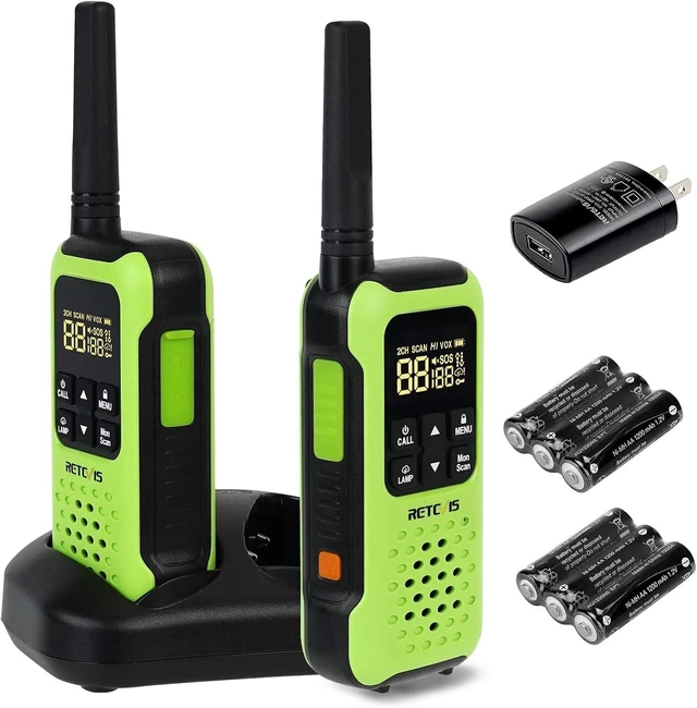 Alt view image 8 of 14 - RT49P Waterproof Walkie Talkies, IP67 Floating 2 Way Radio, NOAA Walkie Talkie, 1200mAh Rechargeable AA Batteries, SOS Flashlight Two Way Radio for Skiing Kayaking 2 Pcs
