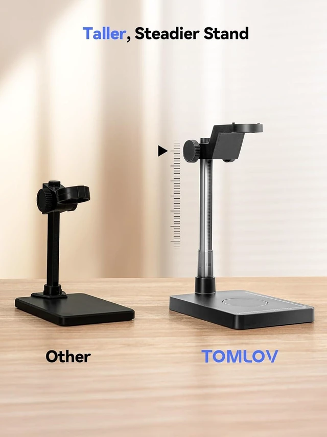 Alt view image 13 of 14 - TOMLOV DM4W Microscope with Weighing Scale: 4.3" Digital Coin Microscope with Screen, Error Coin Magnifier with Lights, Weight Scale for Collectors, Jeweler, Students, Compatible with Windows/Mac
