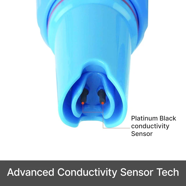 Alt view image 9 of 14 - Apera Instruments, LLC-AI314 Premium Series EC60 Waterproof Conductivity Pocket Tester Kit, ±1% F.S Accuracy, Easy Switch of EC/TDS/Salinity, Replaceable Probe