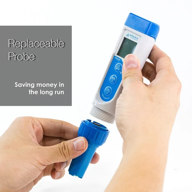 Alt view image 13 of 14 - Apera Instruments, LLC-AI314 Premium Series EC60 Waterproof Conductivity Pocket Tester Kit, ±1% F.S Accuracy, Easy Switch of EC/TDS/Salinity, Replaceable Probe