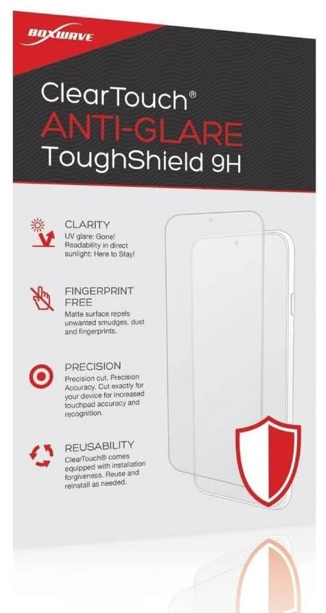 Alt view image 7 of 10 - BoxWave Screen Protector Compatible With Samsung Family Hub Refrigerator without Speaker - ClearTouch Anti-Glare ToughShield 9H (2-Pack), Anti-Glare 9H Tough Flexible Film Screen Protector