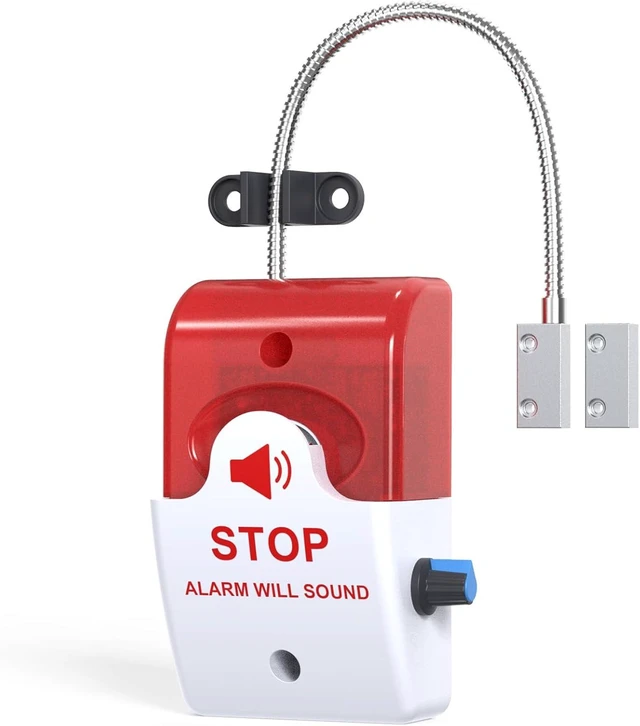 Alt view image 8 of 14 - Exit Door Alarm with 110dB Siren, Emergency Exit Security Device, Easy Installation, Battery Powered, Magnetic Sensor for Unauthorized Entry Prevention, Home, Warehouse, Office, Retail Use