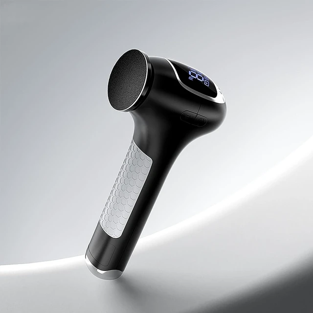 Alt view image 8 of 14 - Electric Callus Remover for Feet Powerful 8N·cm Torque Professional Pedicure Foot File, 3-Speed Settings, LCD Display, 60pcs Sandpaper Discs, Type-C Rechargeable, Ergonomic Handle