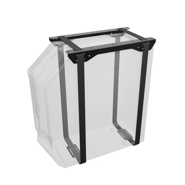 Alt view image 6 of 10 - Suptek Uiversal PC Wall Mount,Computer Case CPU Holder Under-Desk PC Holder Adjustable Straps and Steel Bracket,ZJJ004