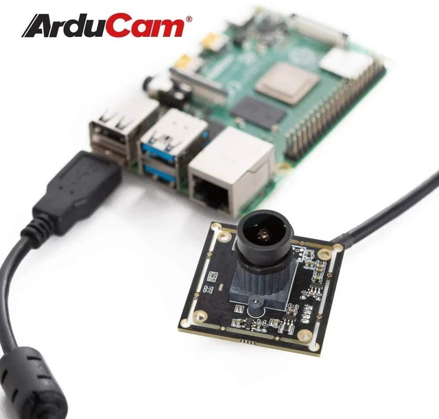 Alt view image 9 of 10 - Arducam 1080P Low Light WDR USB Camera Module for Computer, 2MP 1/2.8 CMOS IMX291 100 Degree Wide Angle Mini UVC Webcam Board with Microphone, 3.3ft/1m Cable for Windows Linux Mac OS