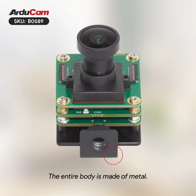 Alt view image 8 of 10 - Arducam USB3.0 Camera Module, 60FPS@1080P High Speed USB Camera, 4K HDR Wide Angle Webcam with 145D M12 Lens for Windows, Linux