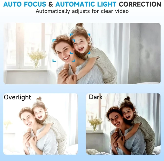 Alt view image 8 of 10 - AOC 4k Webcam for PC with Microphone, Computer Camera with Noise Cancellation, Privacy Cover, 99 FOV, Plug & Play USB Webcam for Streaming, Conferencing, Zoom, Skype, Facetime, Laptop, PC, Skype