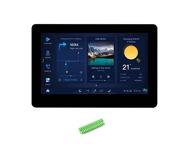 Alt view image 6 of 10 - Waveshare ESP32-S3 4.3inch Capacitive Touch LCD Development Board Type B 800×480 Solution IPS Display with 2.4GHz WiFi and BLE 5 Support,32-bit LX7 Dual-core Processor