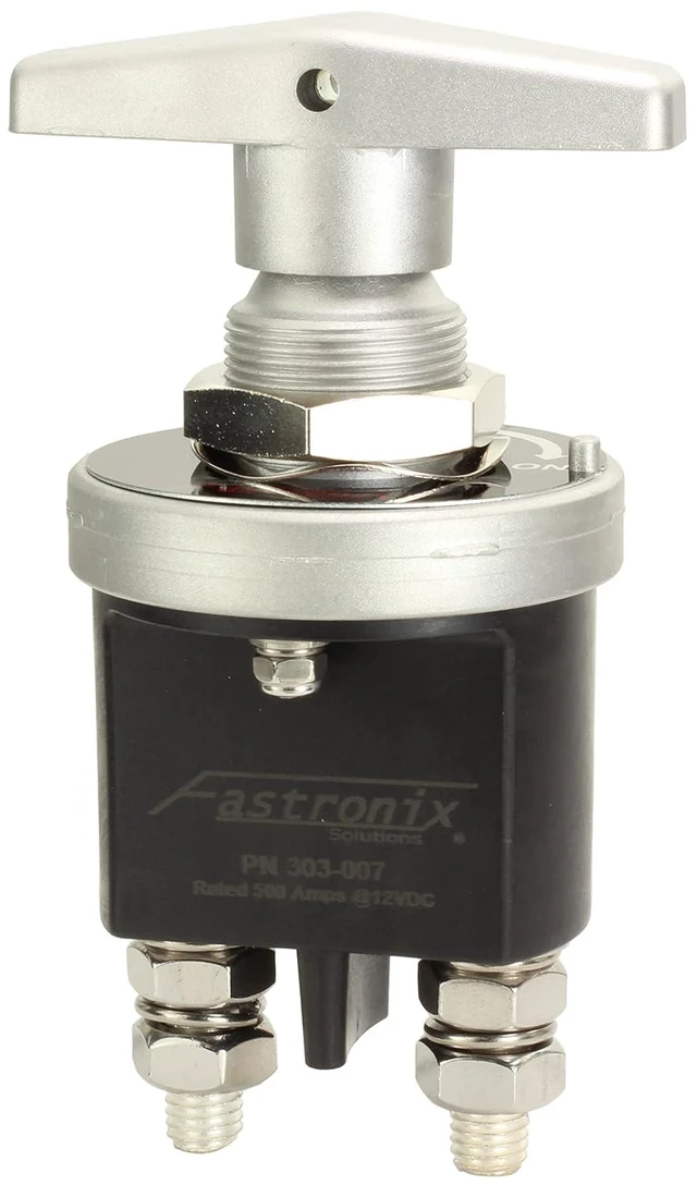 Alt view image 9 of 14 - 500A Ultimate Duty Battery Disconnect Switch with Mounting Bracket and Hardware