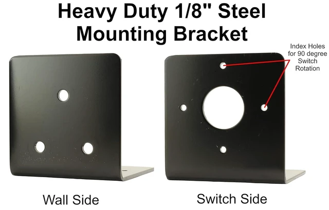 Alt view image 12 of 14 - 500A Ultimate Duty Battery Disconnect Switch with Mounting Bracket and Hardware