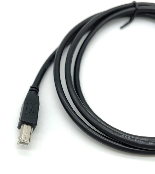 Alt view image 10 of 10 - GXMRHWY USB B-Port Printing Port Male to DB9 Male RS232 Serial Cable DB9 to USB B-Type Data Transmission Printer Adapter Cable 2Meter