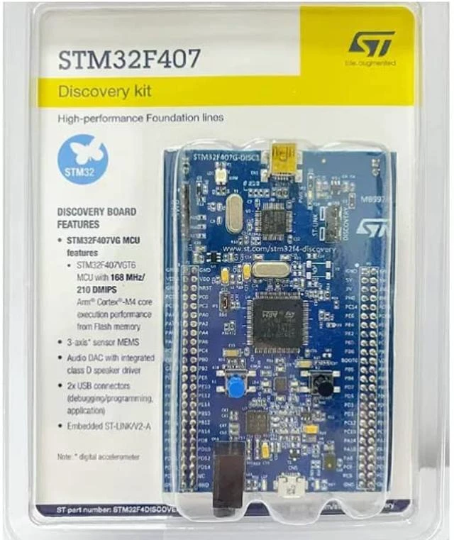 Alt view image 3 of 4 - XFCZMG STM32F407G-DISC1, Application Development Board for The STM32F407 32-Bit Microcontroller