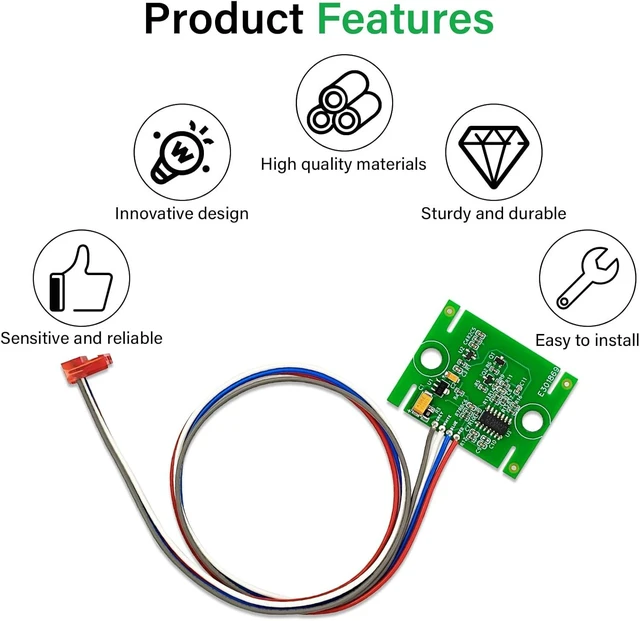 Alt view image 9 of 14 - 98544C Sensor Kit for Elkay EZ H2O Drinking Fountain Water Bottle Filler, Replaces Sensor on The Water Fountain 56328C