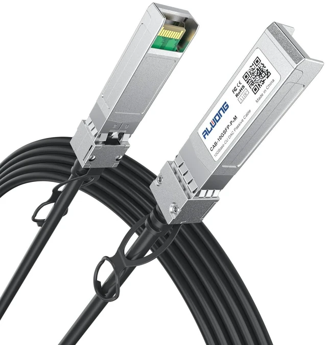 Alt view image 9 of 14 - 4-Pack 2m/6.56ft 10G Direct Attach Copper Cable, SFP+ Passive Twinax DAC Cable for Cisco SFP-H10GB-CU2M, Ubiquiti, Arista, D-Link, , Meraki, Mikrotik, Netgear, TP-Link etc.